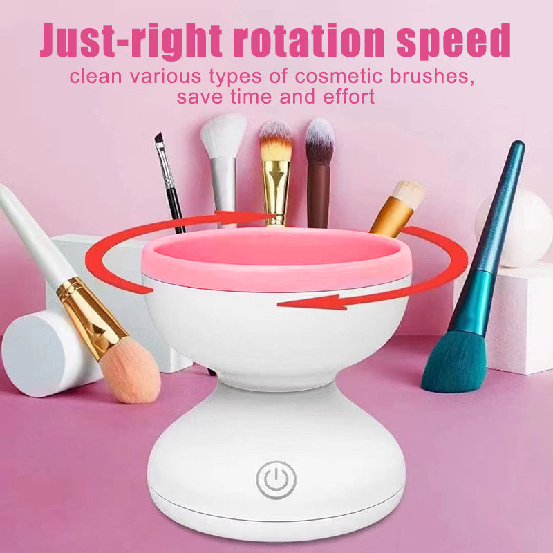 Portable USB Makeup Brush Cleaner Machine Electric Cosmetic Brush Cleaning Washing Tools Automatic Clean Makeup Brushes Portable USB Makeup Brush Cleaner Machine Electric Cosmetic Brush Cleaning Washing Tools Automatic Clean Makeup Brushes